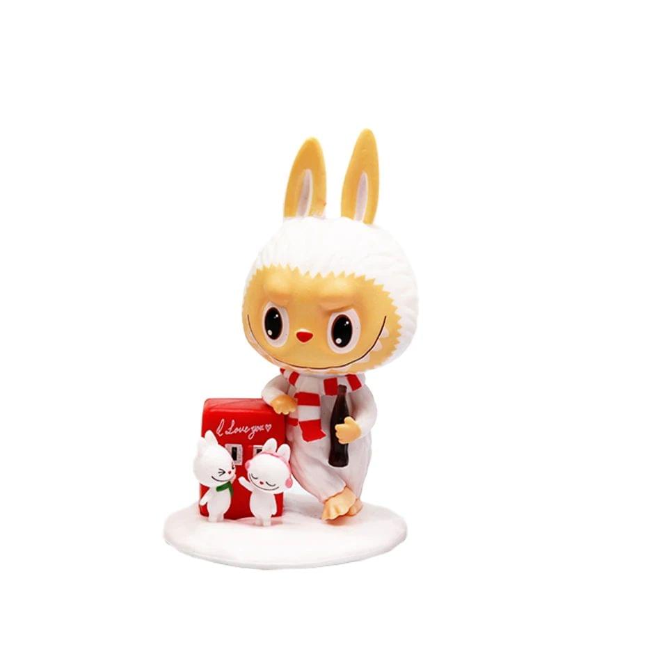 Labubu Little Snowman Figur – Coca-Cola Serie